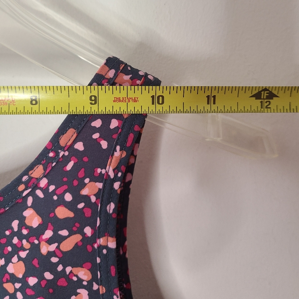 Athleta Girl Play More Romper in Slate Gray Multi Sz L/12 - Picture 12 of 16